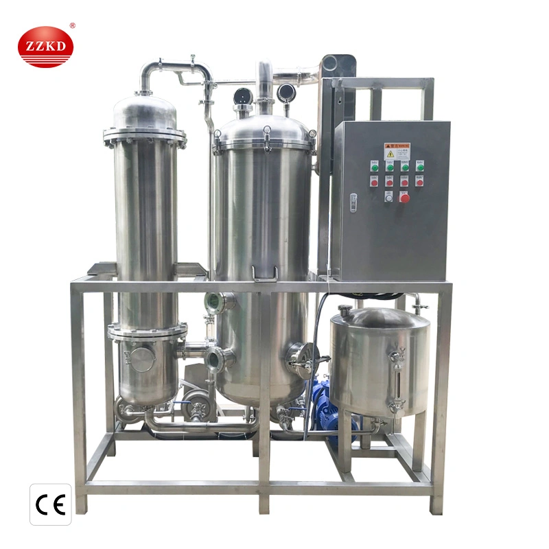 Single Effect Ethanol Film Evaporator Equipment Turnkey Solution