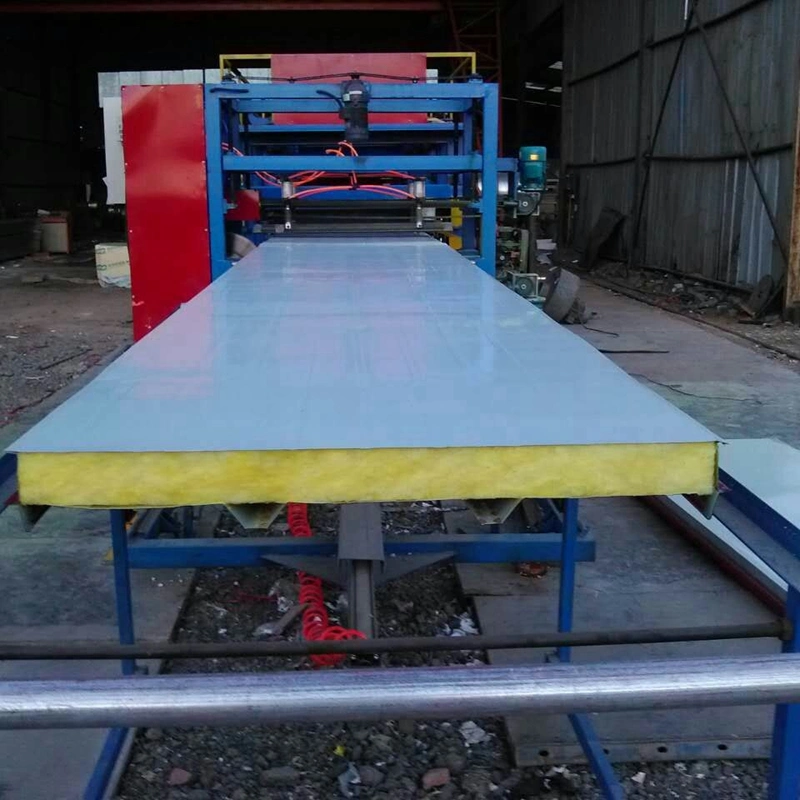 EPS Roof Sandwich Panel Roll Forming Machine Coler Steel Sheet India Hot Product 2020 for Prefabricated Houses 25degree Provided