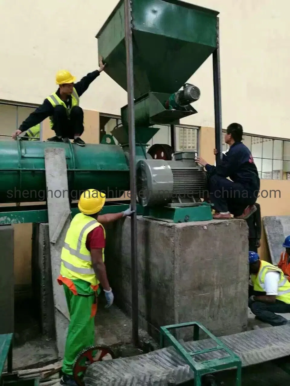 Fábrica de fertilizantes orgânicos Adubo composto de Linha de Produção