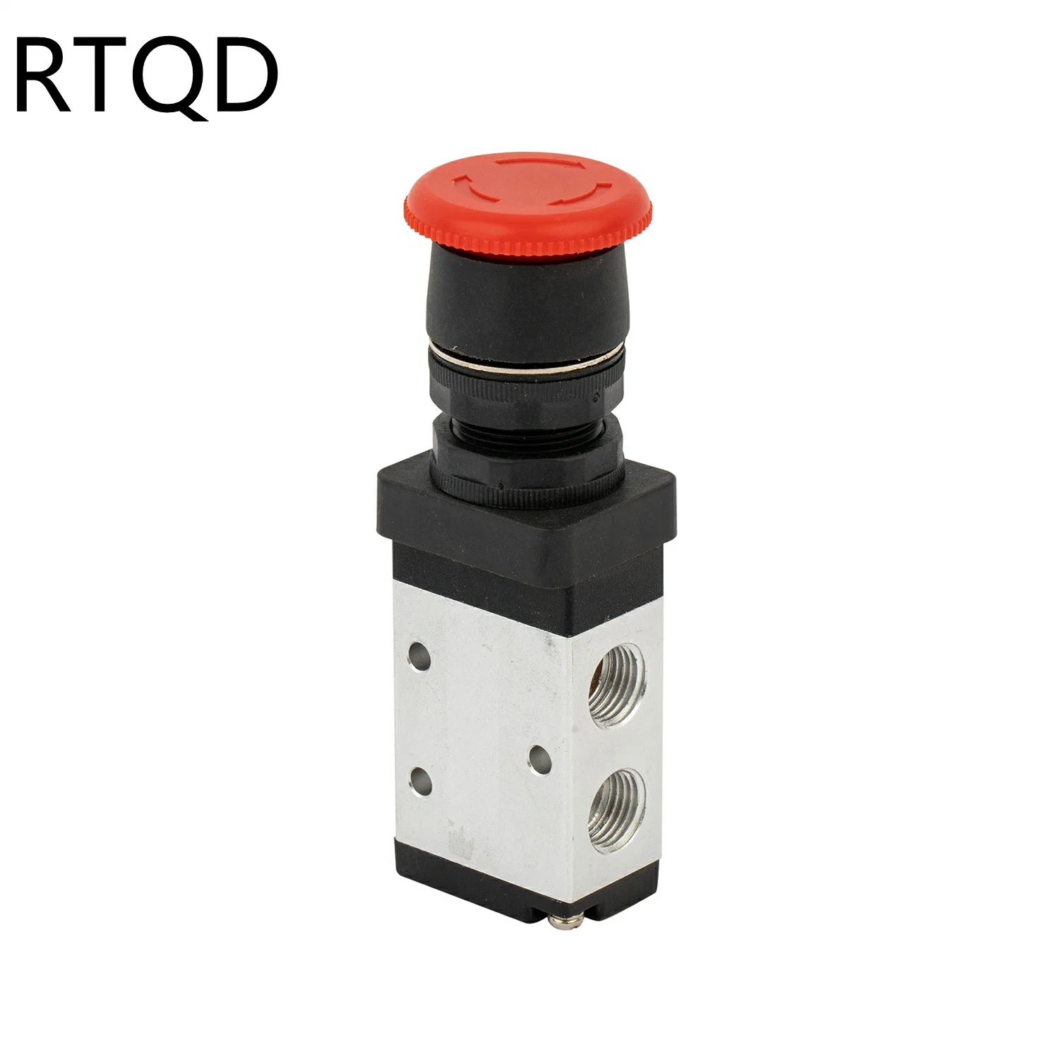 Aluminum Automatic Directional Control Direction Pneumatic Air Components Control Solenoid Valve Type 4V Five Way Two Position 1/4 Inch AC 220V DC24V