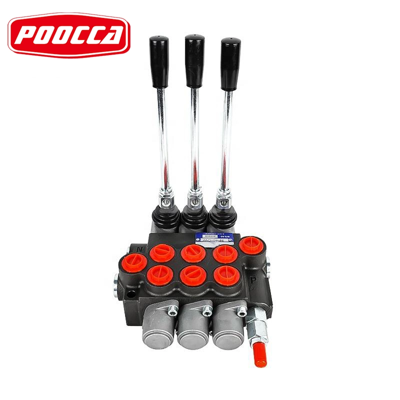 P40 P80 P120 Multiple Spool Hydraulic Monoblock Directional Control Valve