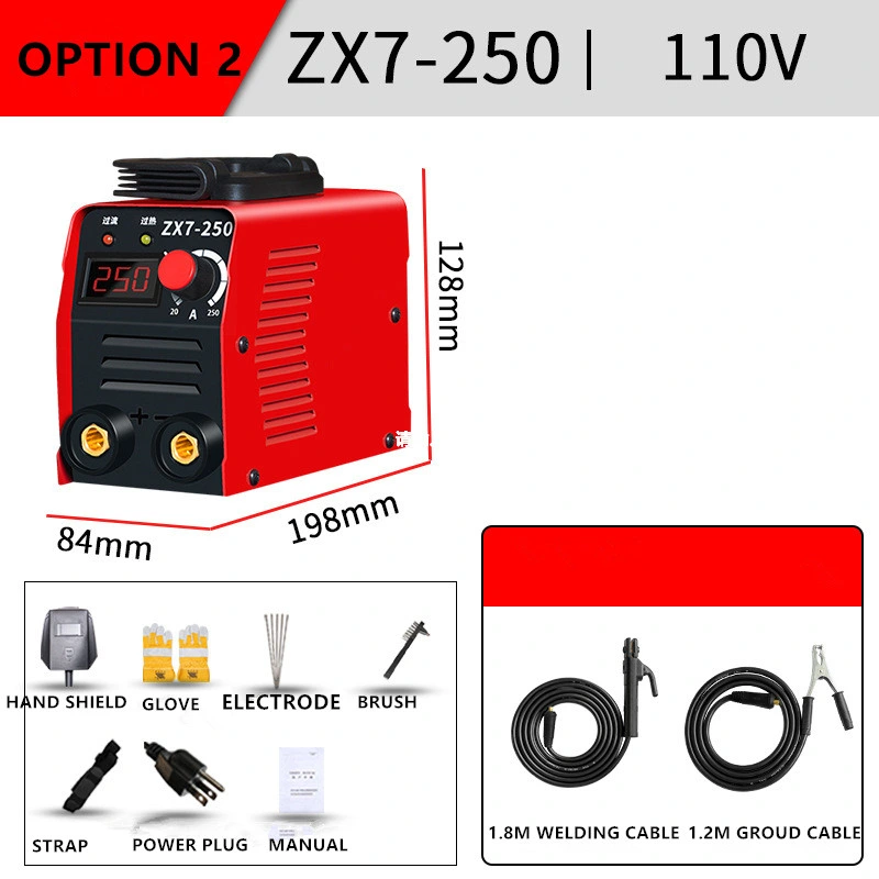 Disheng High quality/High cost performance 110V 220V Stick Inverter Argon Arc Welding Machine IGBT DC Inverter Single Phase Welder