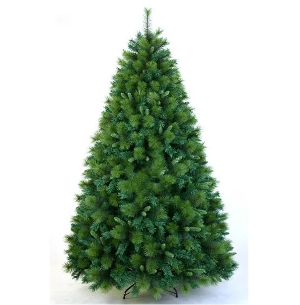 PVC Mixed with Pet Green Christmas Tree for Decoration