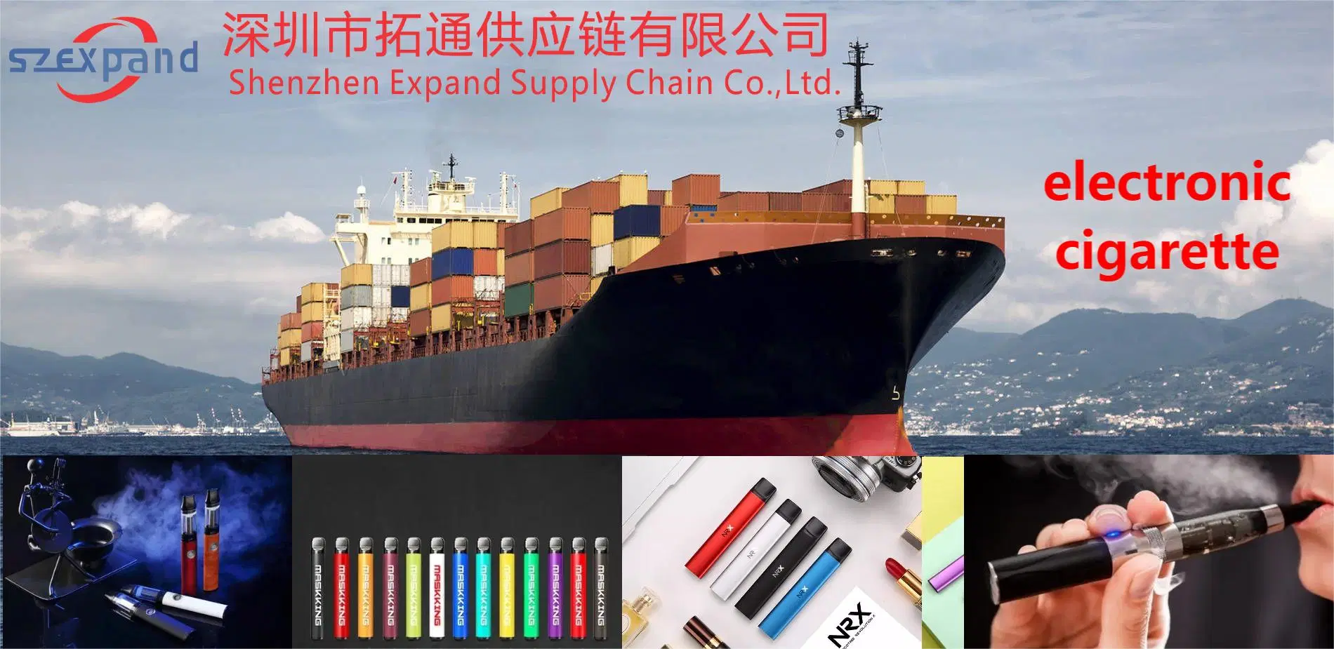 E cigarros porta a porta de Frete Marítimo Internacional / Transporte Marítimo/Fretes/Ocean Shipping Service da China para EUA/Los Angeles/Estados Unidos/Nova York