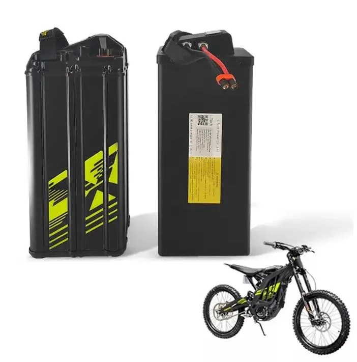 Motos de bicicleta eléctricas amarelas de 6000 W 60 V 40 ah Samsung Cells eBike Moto de terra elétrica Light Bee X Surron