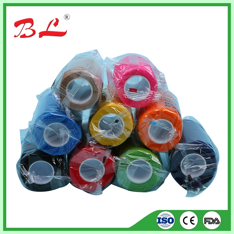 OEM Service Cohesive Bandage Vetwrap Self Adhesive Elastic Bandage Printed