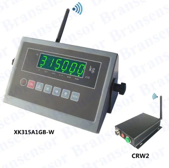 Carcasa de acero inoxidable 6-Display LED digital indicadores inalámbricos con WiFi/Wan/LAN Conector e interfaz serie RS232/RS485 (XK315A1-RB-WiFi)