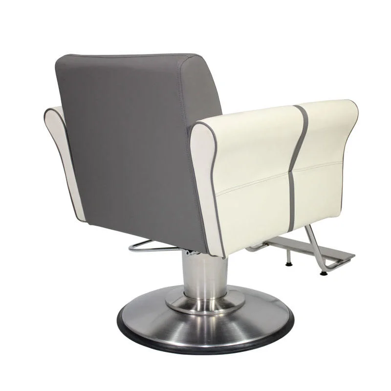 Cómoda y elegante equipamiento de alta calidad salón de peluquería belleza silla con pedal Barber shop