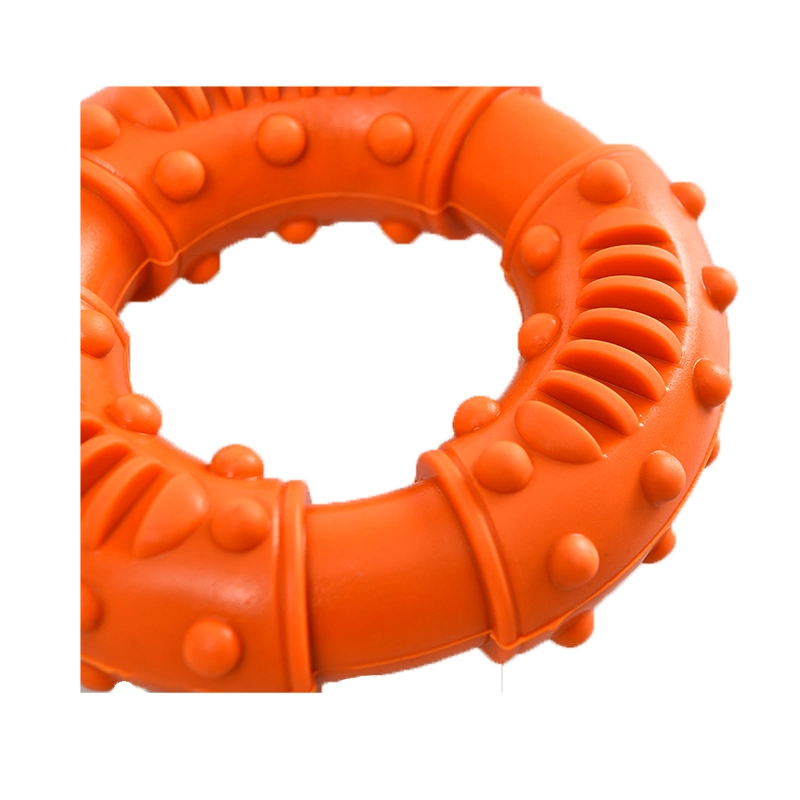 Eco-Friendly Durable Nature Rubber Ring Pet Dog Chew Toy OEM Dog Toy