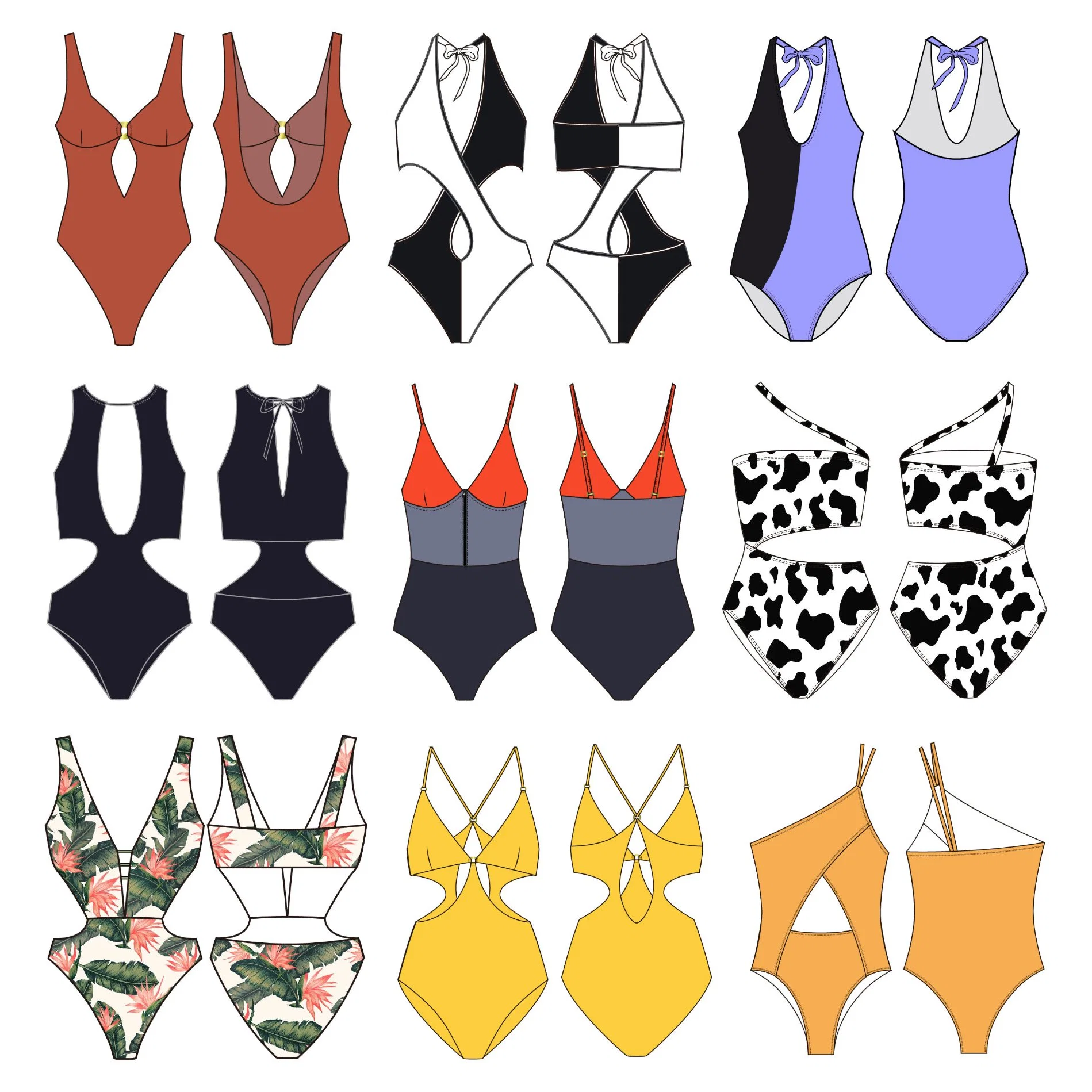 Wholesale/Supplier Mature Women Bikini Recycled Polyester Swimsuit Eco Friendly Beach Wear