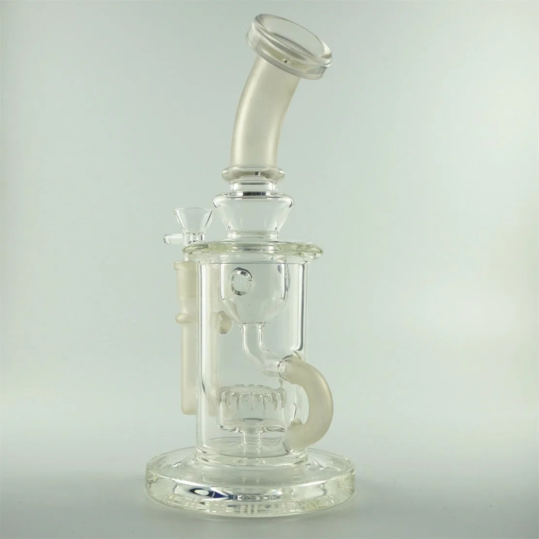 Clear Glass Straight Smoking Beaker Water Pipe