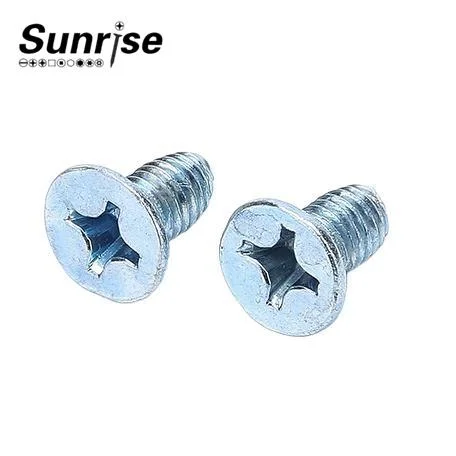 Blue-Zinc Plated Countersunk Triangular Flat Head Self-Tapping Screw Self-Tapping Locking Screw