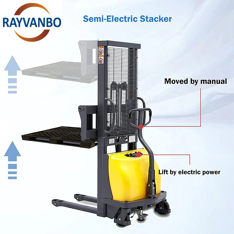 Original Factory 1000kg 2000kg Hydraulic Full Automatic Forklift Electric Pallet Stacker