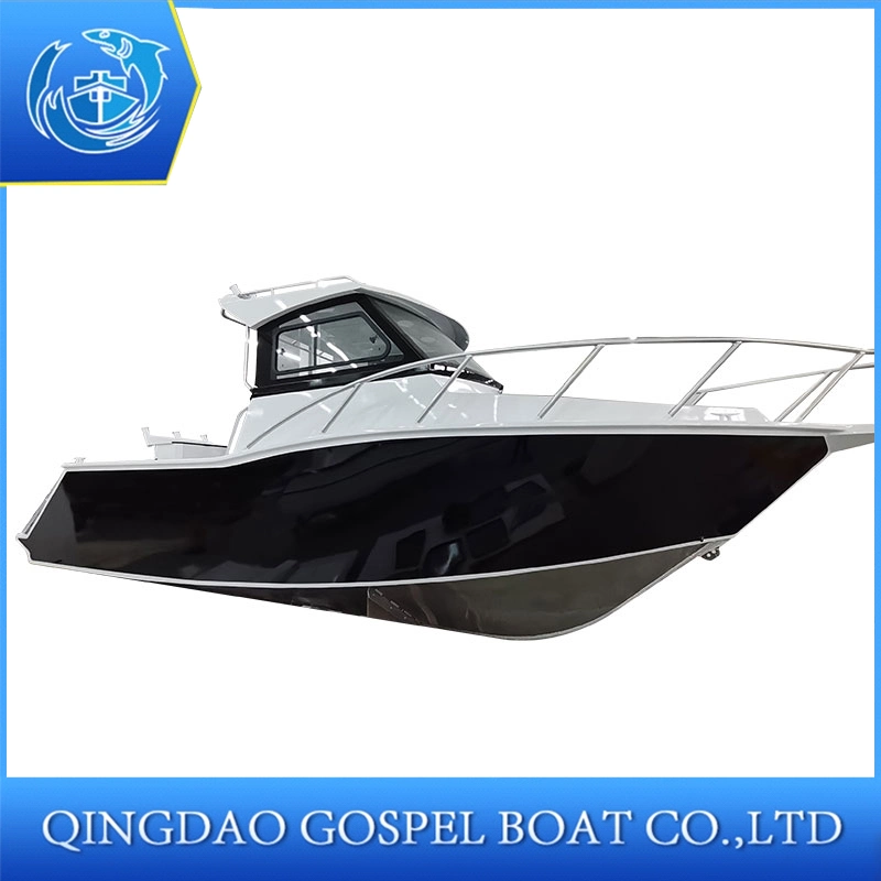 Gospel 7.5m 25FT Cuddy Cabin Aluminum Fishing Boat Cheap Welded Cabin Cruiser Boat for Sale