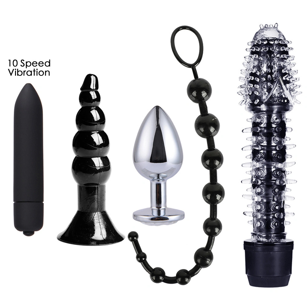 Sm jouets sexuels ensemble couple de 5 pièces de sexe Anal Plug Bundle combinaison auxiliaire