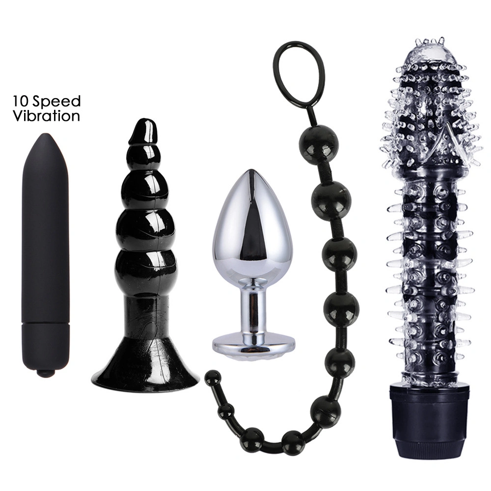 Sm Sex Toys Set 5 Piezas pareja sexo anal Plug combinación Paquete auxiliar