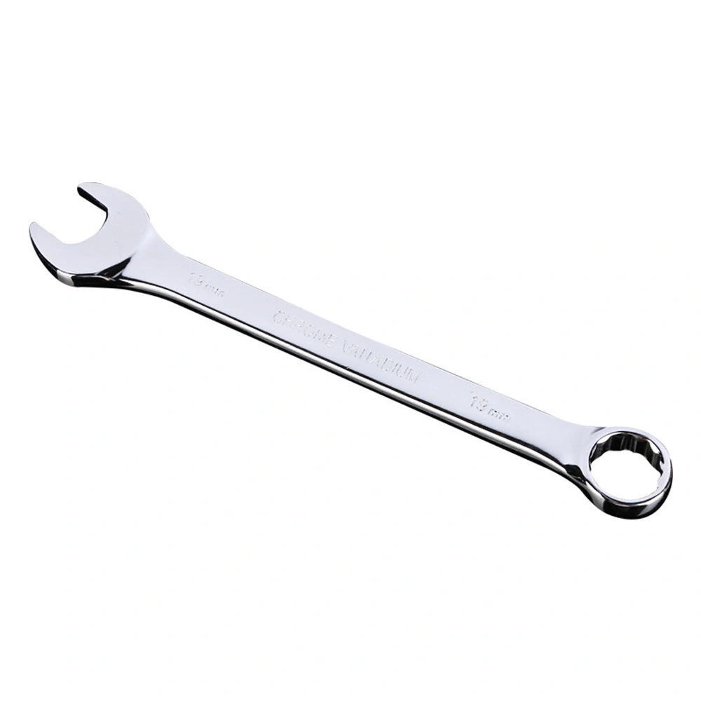 Meikai Dual-Purpose Wrench Mirror Chrome Plated 45 Steel Factory Wholesale Specifications, Large Quantity, Can Be Labeled