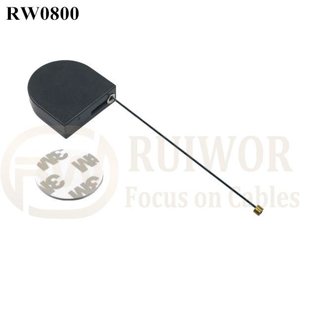 RW0800 D-Shaped Micro Retractable Tether Work with Connectors Apply in Different Products Security Harness