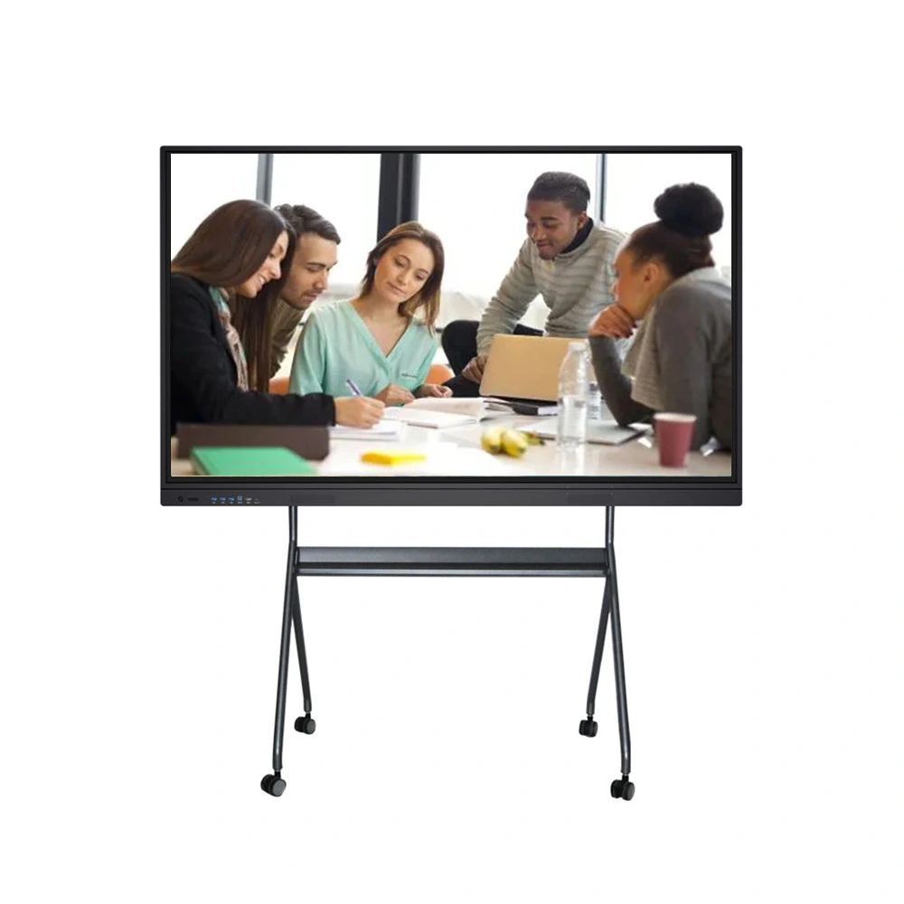55/65/75/86 Zoll Multimedia-LCD-Flachbildschirm für den Unterricht Tragbarer interaktiver Whiteboard Smart Teaching Board LCD-Fernseher