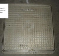 En124 B 125 Square Ductile Iron Casting Manhole Cover and Frame