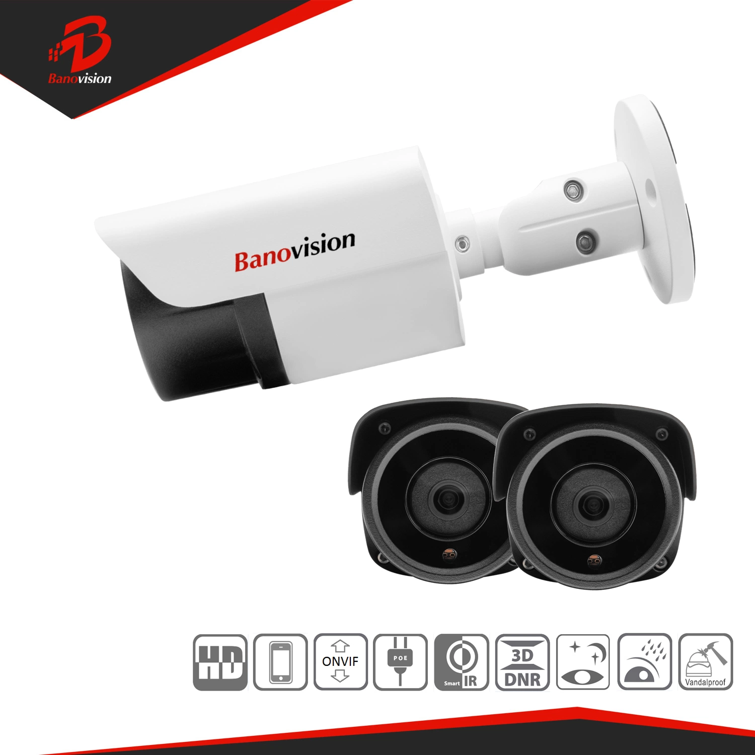 CCTV Security 6MP Surveillance IP Motorized Bullet Waterproof Camera