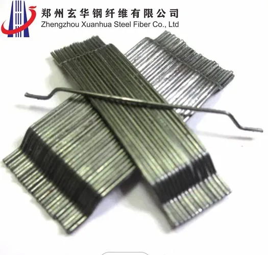 El extremo del alambre Wear-Resistant frío dibujado gancho fibras de acero para construcción Wor la fibra de polipropileno