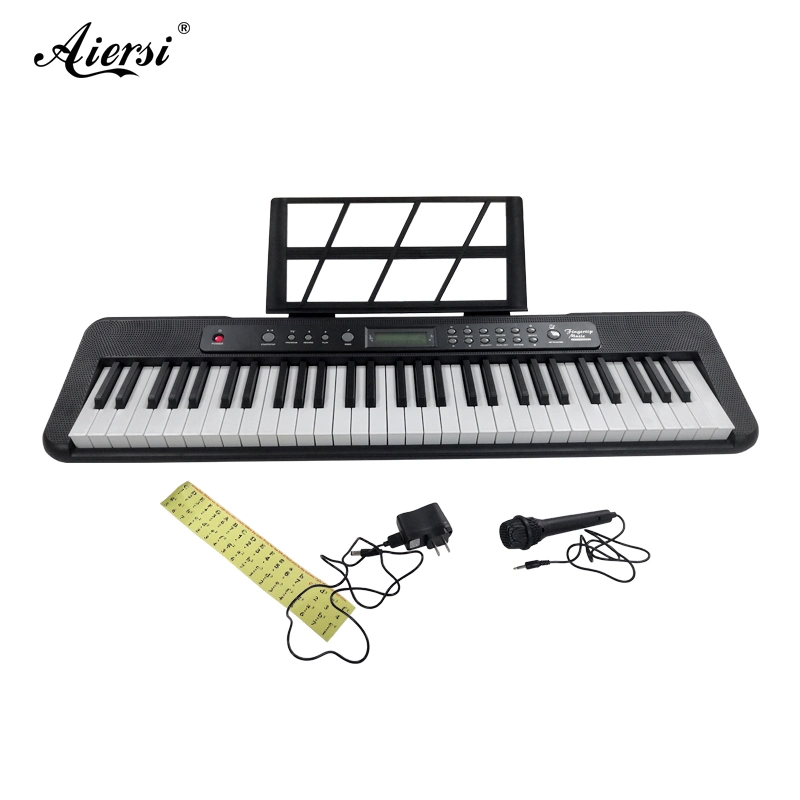 Aiersi marca de 61 teclas órgano electrónico/teclado electrónico instrumento con el toque clave de respuesta