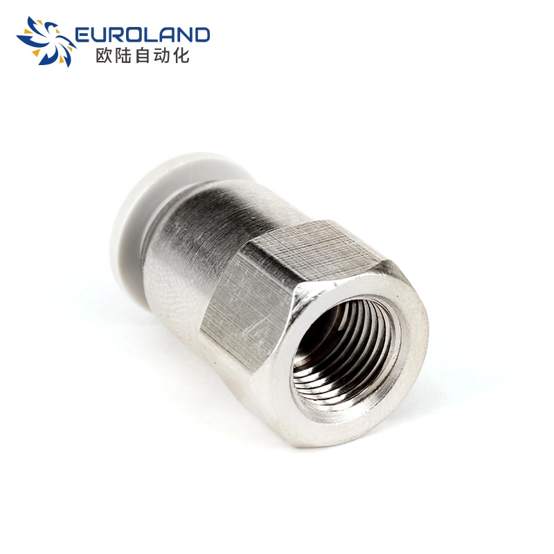 Pneumatic Push in Air Fittings Female Thread Tube Connectors, Pcf Joints