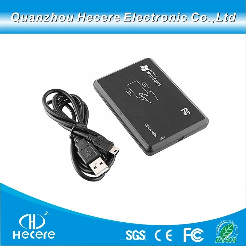 Factory Supply ISO15693 International Standard Protocols 13.56MHz a Desktop Universal Mf Card Reader