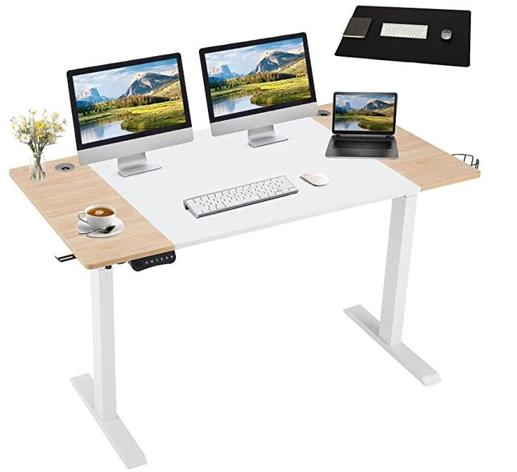 Elevación Icockpit mesa permanente de un motor eléctrico de escritorio regulable en altura regulable en altura sentarse Stand Soporte de escritorio de escritorio
