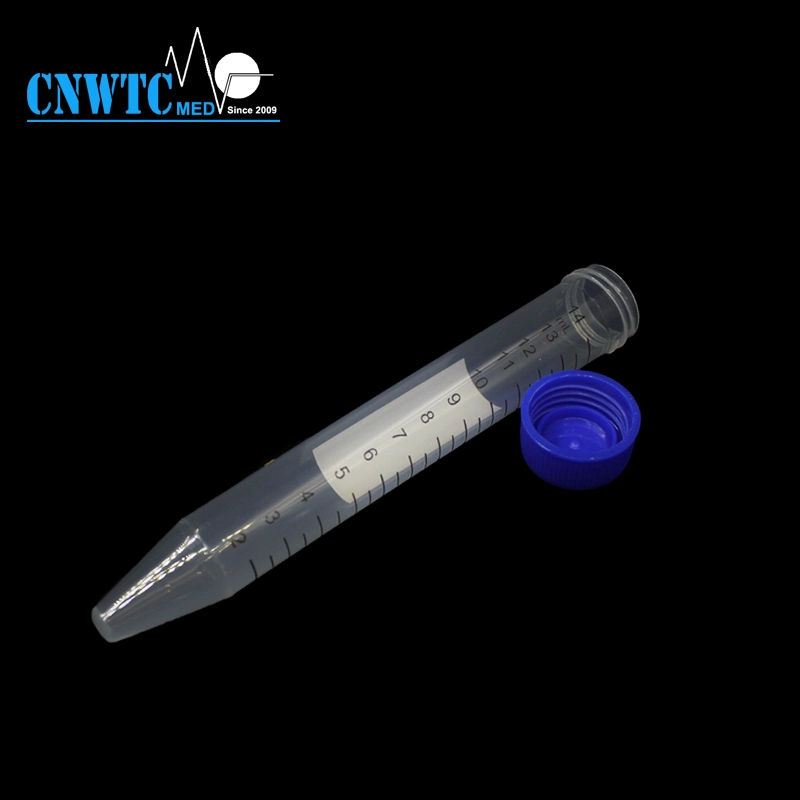 Lab Disposable Plastic 15ml Centrifuge Tube Sterile Falcon Tube with Conical Bottom