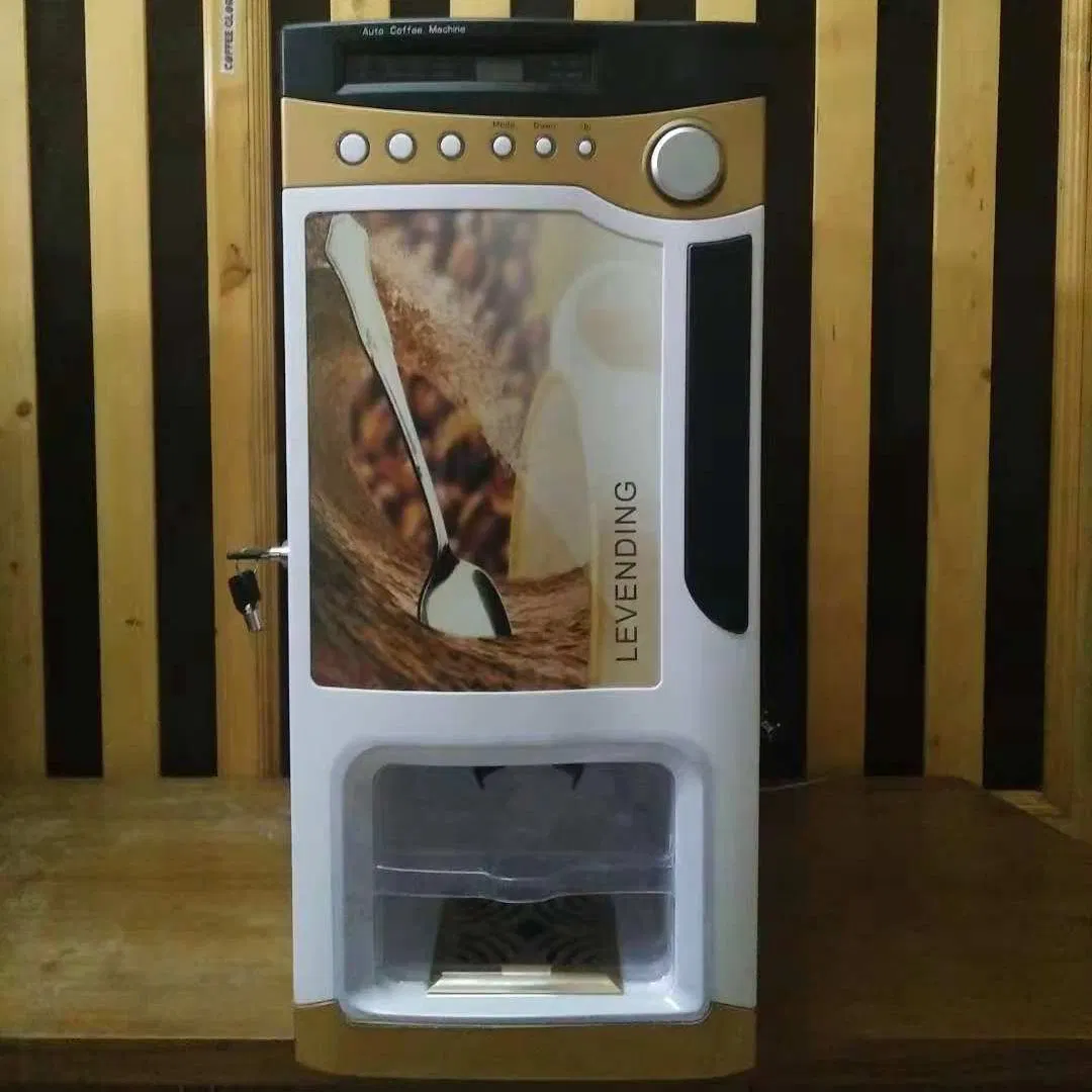 High quality/High cost performance 3 Different Kinds Automatic Coin Operated Tea Time Coffee Vending Machine