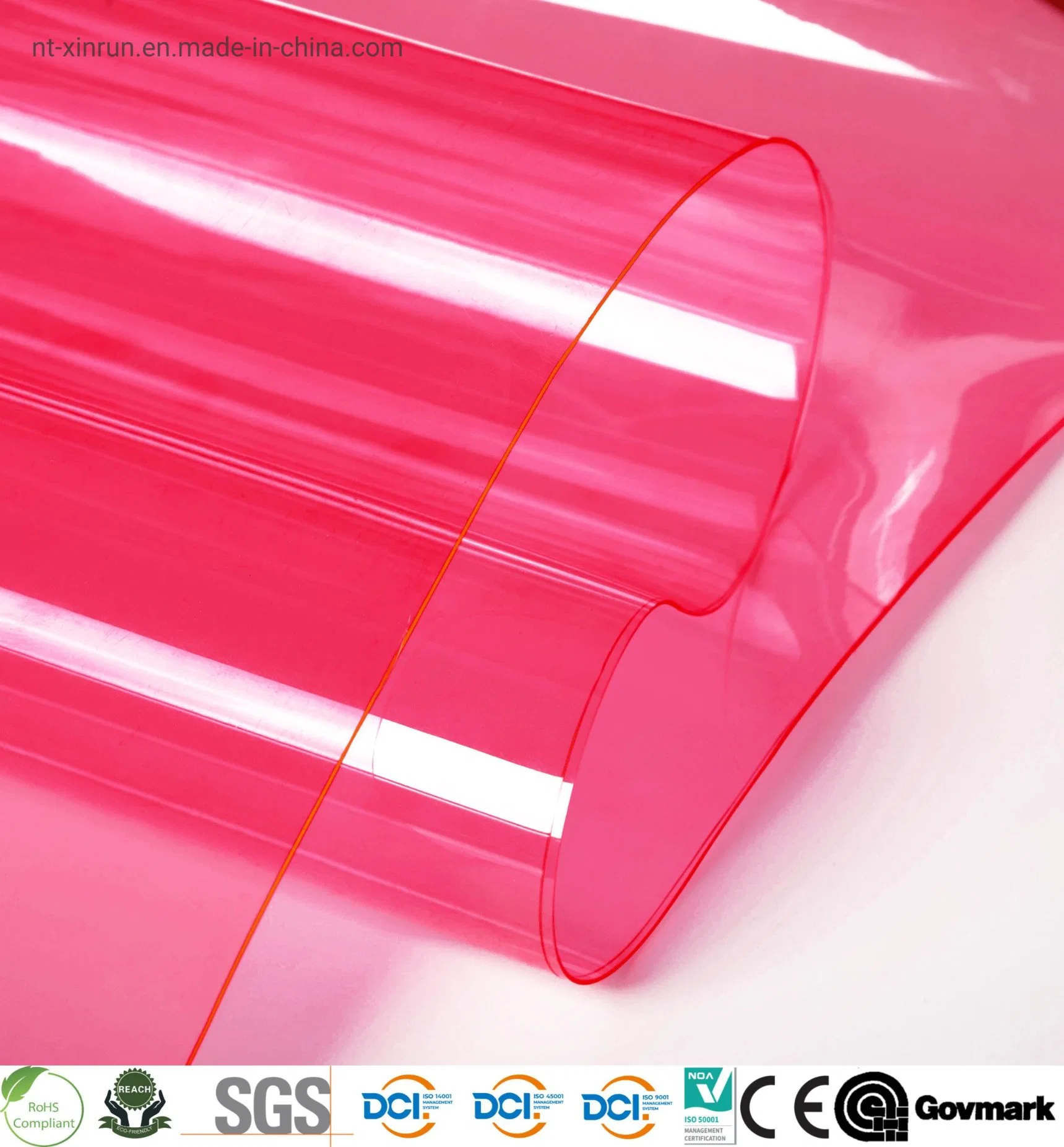 Black Color Super Clear Vinyl Film for Stationery