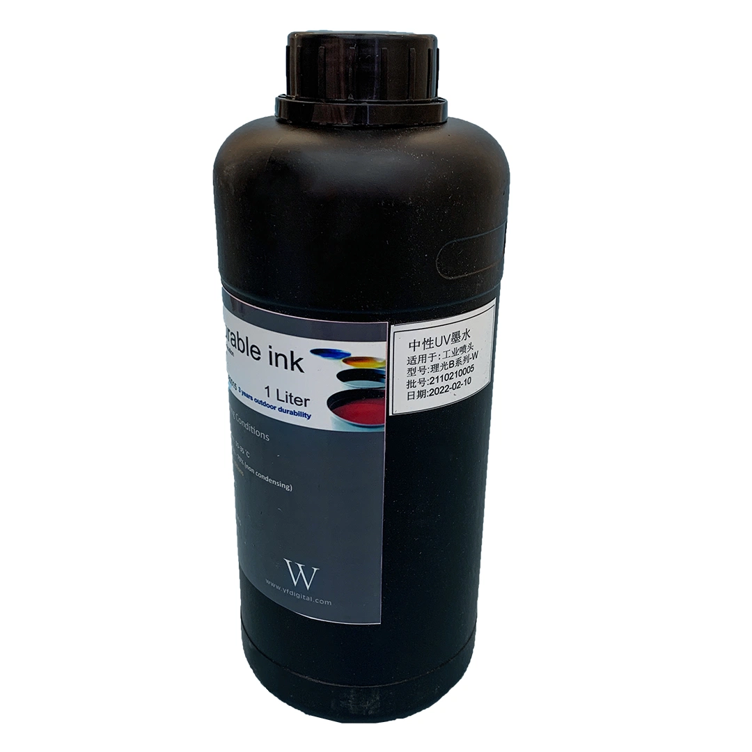 Tinta UV Tinta Industrial B-Série 1L adequado para a Ricoh Gen5 Cabeçote de Impressão