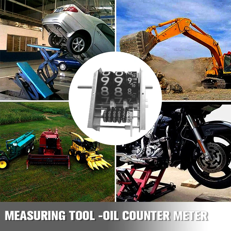 Q30b Gear Three Digital Fuel Meter Oil Counter Meter