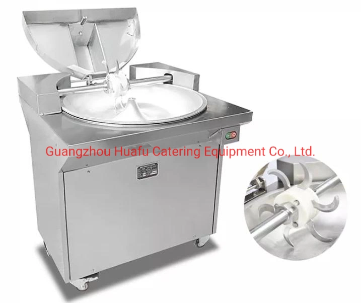 QS650 Big Capacity Food Cut up Machine Food Chopping Machine Meat Bowl Cutter Machine Sausage Ham Meat Bowl Cutter Machine