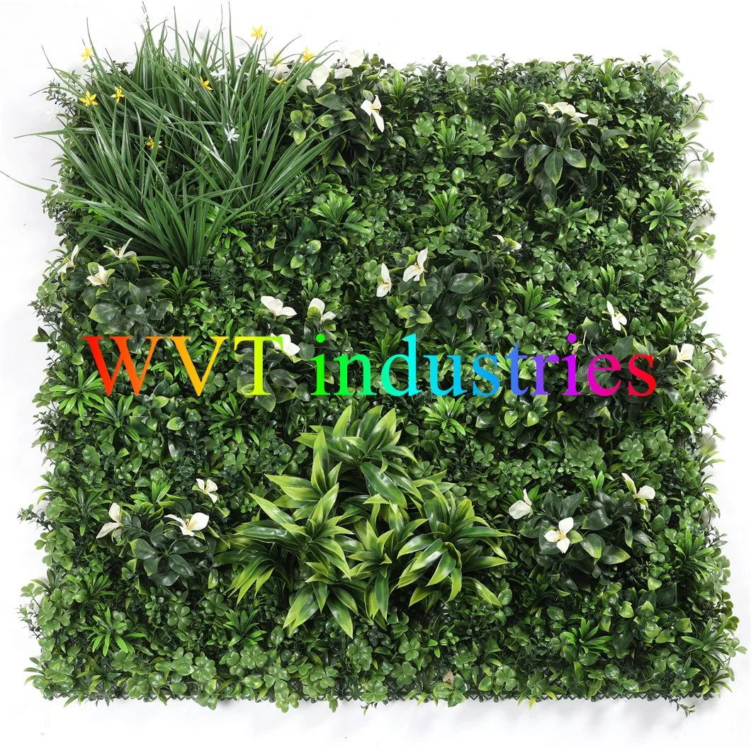 Artificial Living Wall Grass Boxwood Foliage Fake Fern IVY Leaf Privacy Vertical Garden