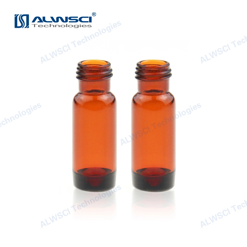 Alwsci 1,5 ml ND9 Flacon de récupération de la vis de haut Flacon en verre clair