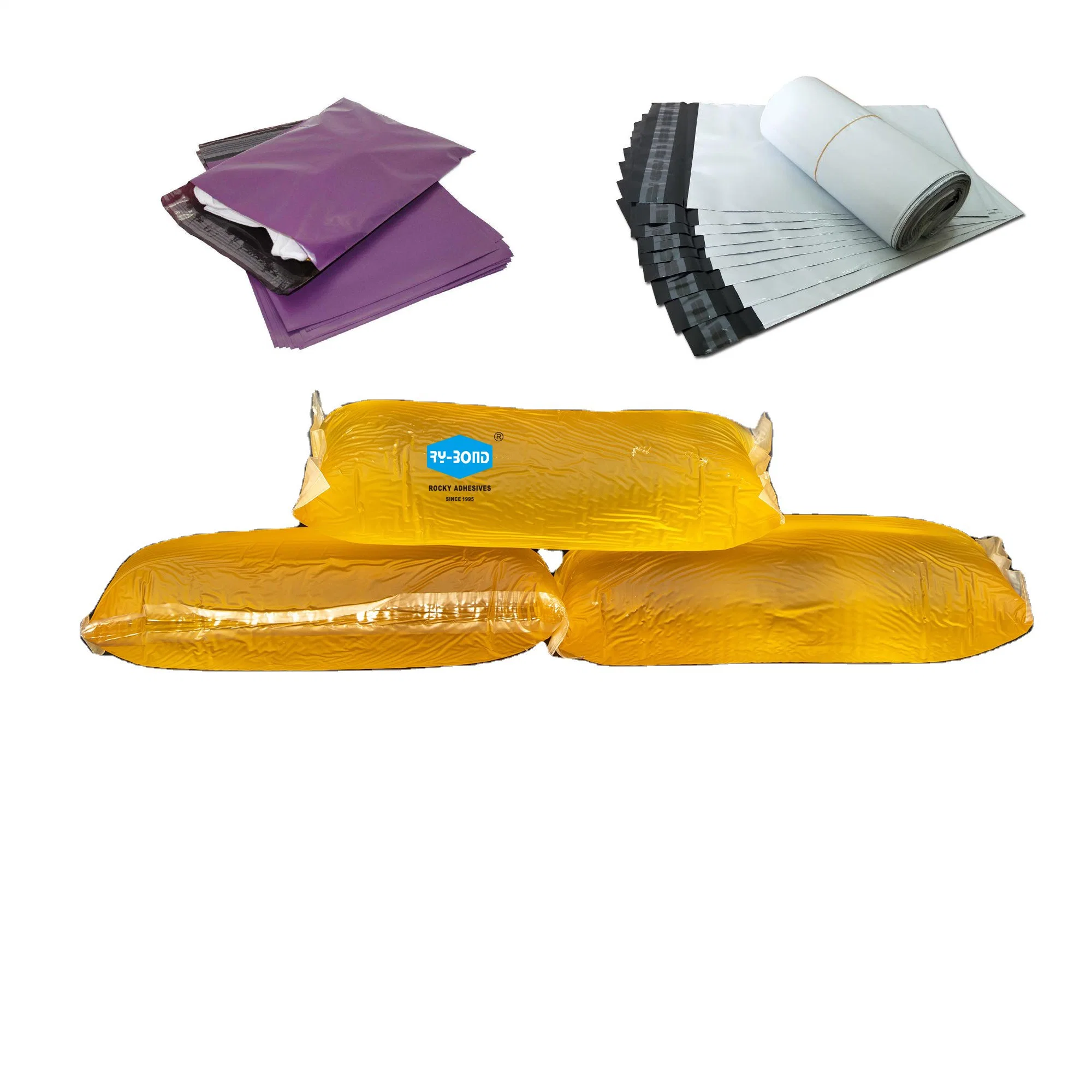 Temperature Resistance Hot Melt Transparent Plastic Courier Bag Sealing Glue