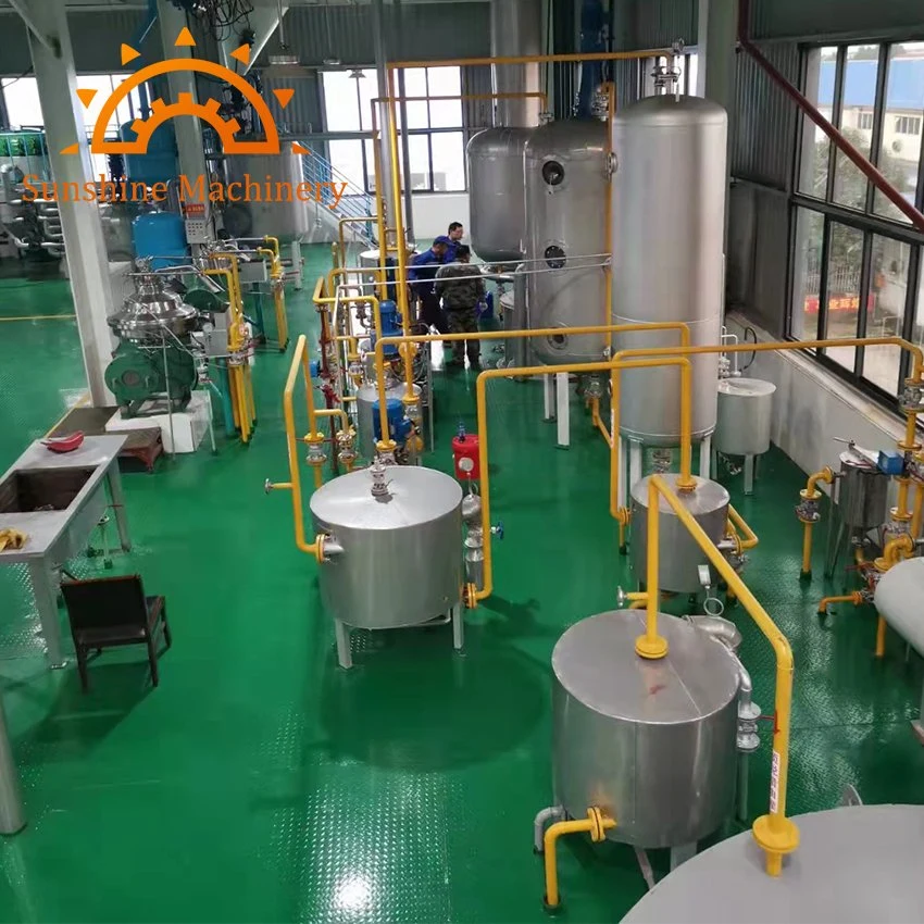 15t/D Peanut Edible Oil Refinery Oil Refining Equipment