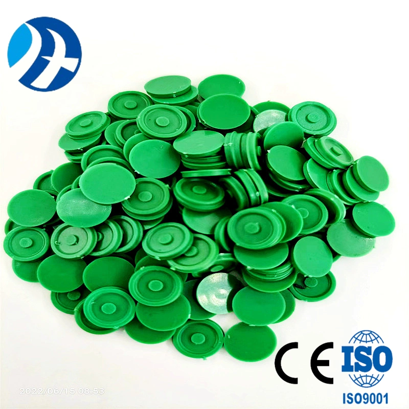 Taille personnalisée en usine en Nylon Plastique vert couvercle de rampe