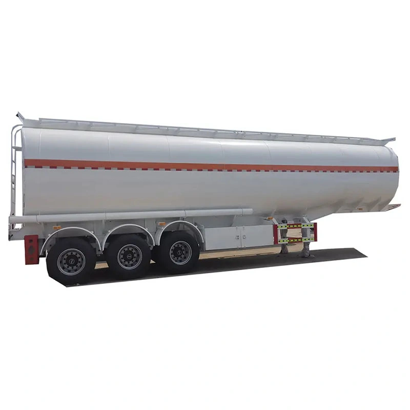 40000liters Fuel Tanker Trailer with Heating Pipes/3 Axles Diesel Oil Tank Trailer