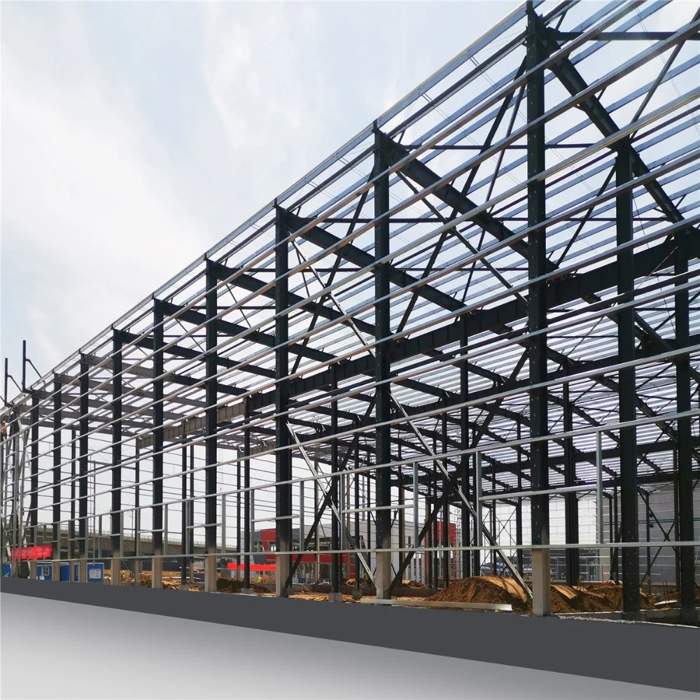 Low Cost Pre Manufactured Building Construction Steel Structure for Warehouse