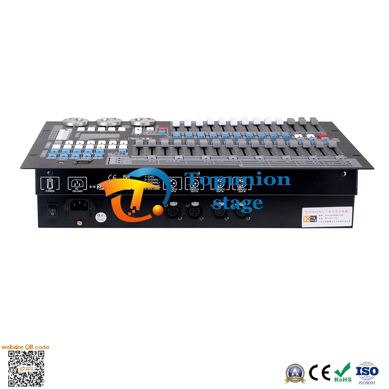 Consola de control de luces del ordenador de haz de cabeza de Diamond 1024 DMX512 Shake Bar de bodas Palmer controlador de luz