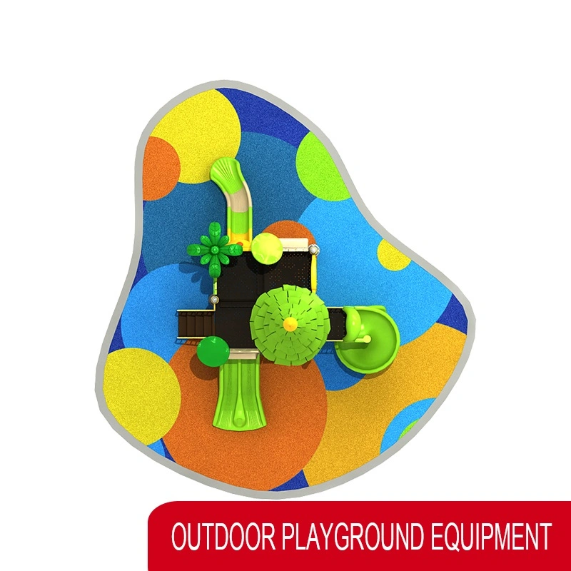 Kids Plastic Slides Outdoor Playground Equipment Amusement Park