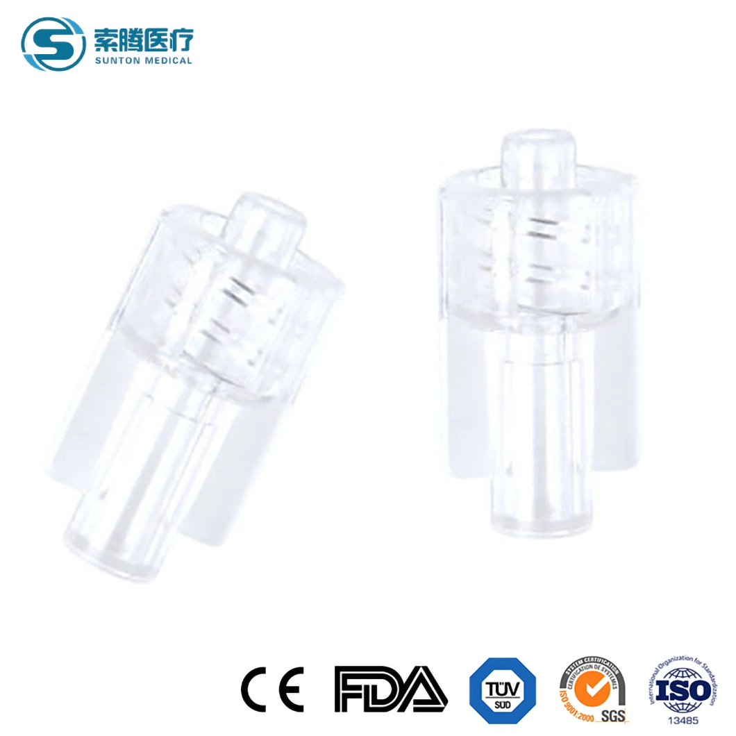 Sunton China Good Price 2-Piece Set Barb Tube Hot Sale ISO 13845 Safety Standard Medical Luer Lock Connector Manufacturing