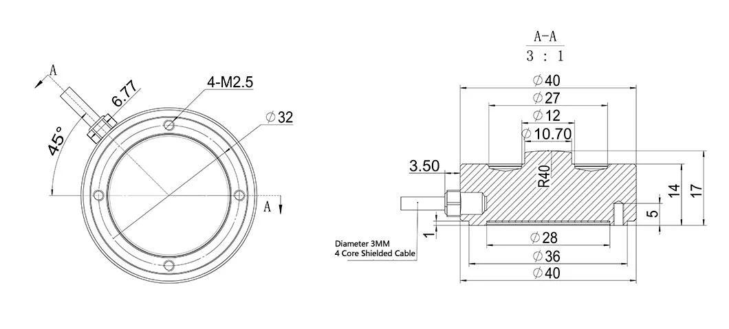 Calibtec Intelligent Compression Small Compact Design 50kg to 5ton Load Cell Weight Sensor