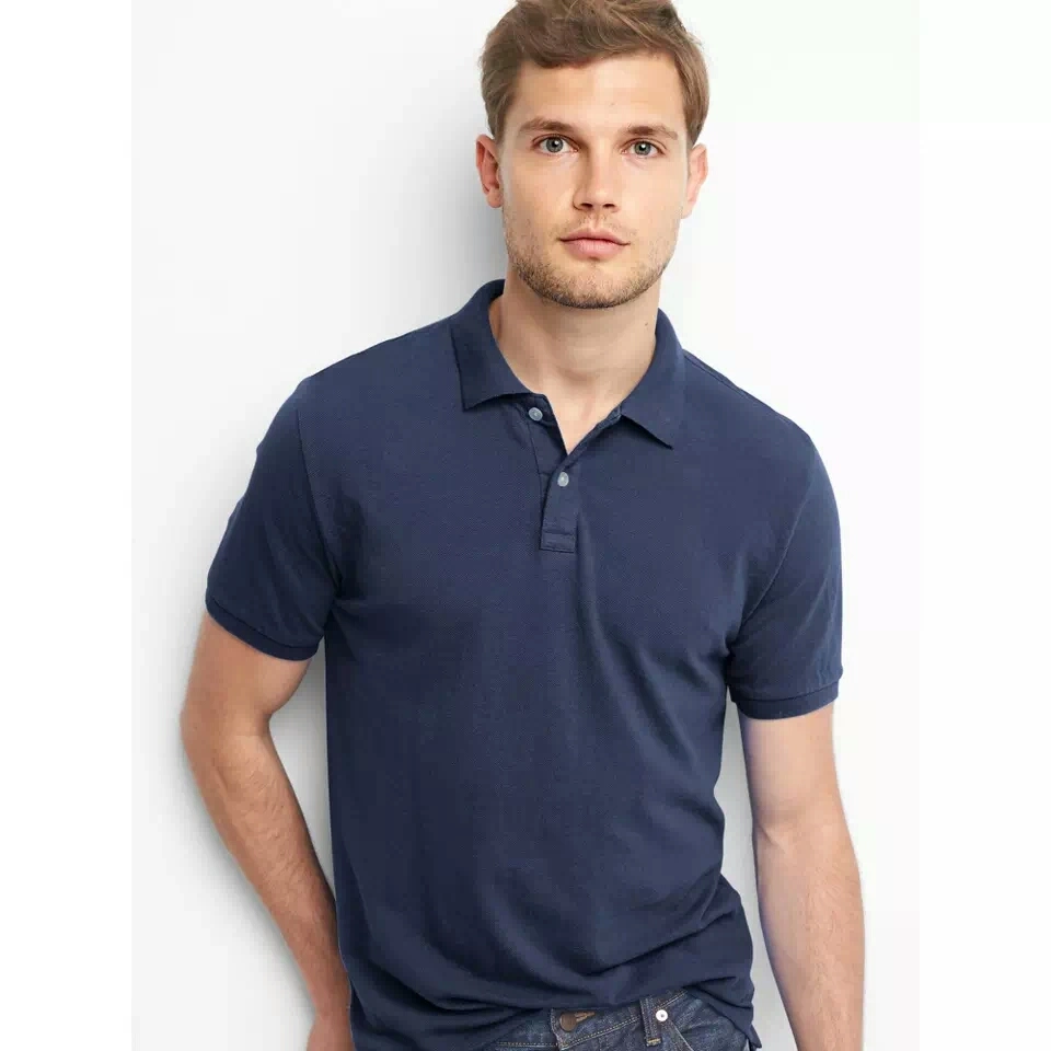 Custom Mens Gold Sport Printing Logo Fit Polo Wholesale 100% Cotton Mens Soft Plain Dyed Short Sleeve Polo T Shirt