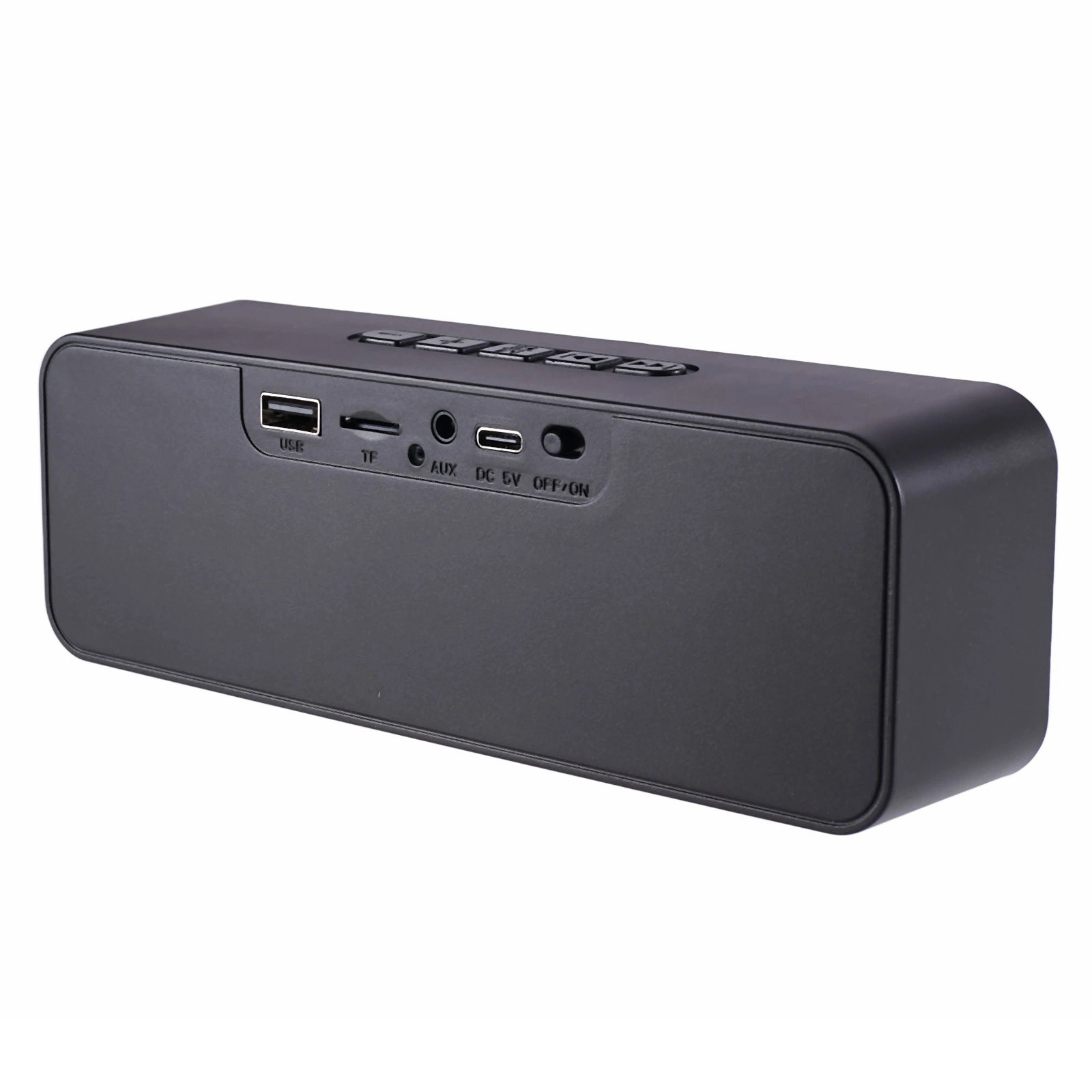 Outdoor Multi-Function Bluetooth Speaker Tws Portable Speaker Support FM Radio, TF Card - Black