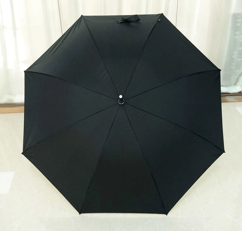 Price 23 Inch Fiberglass Windproof Structure Custom Double Layer Straight Umbrella